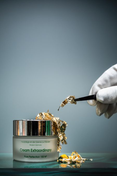 Luxus Hautpflege mit Gold Effekt MBR Pure Perfection
